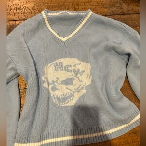 HCW Blue Sweater